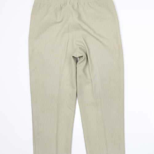 BM Womens Beige   Trousers  Size 12 L24 in