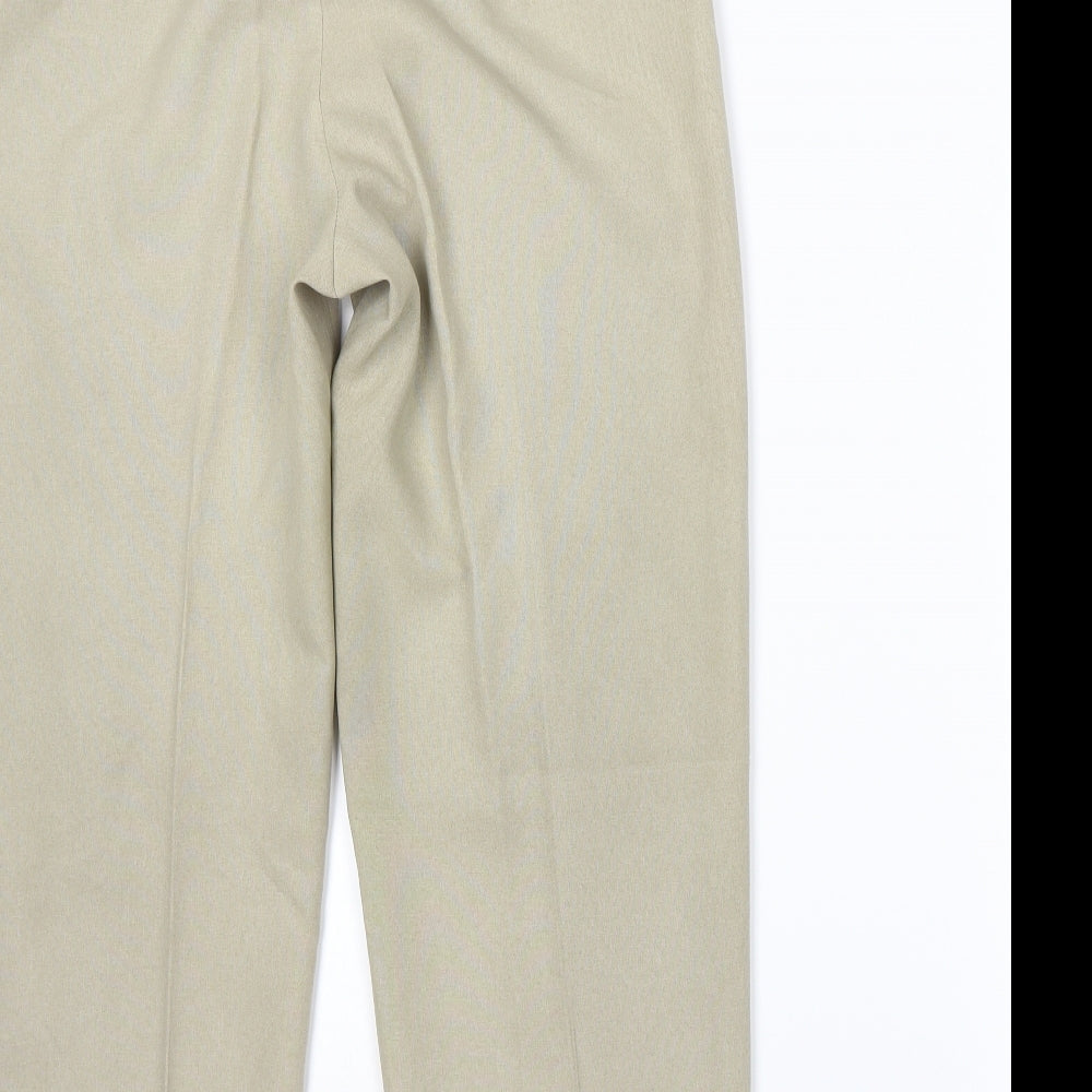 BM Womens Beige   Trousers  Size 12 L24 in