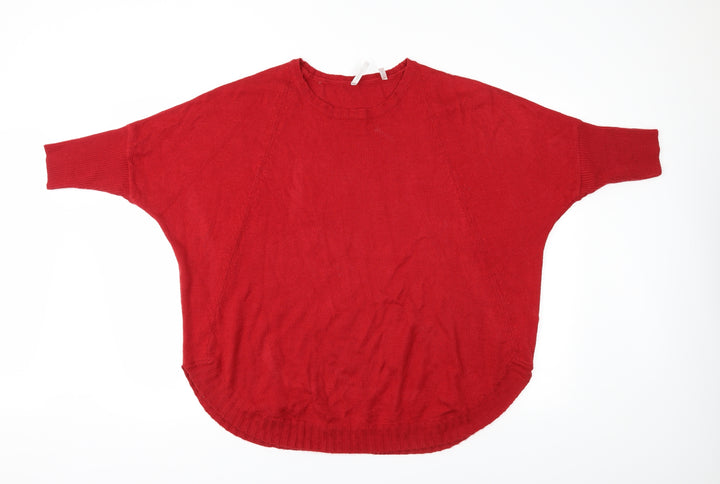 Anthology Womens Red Pullover Jumper Size 12