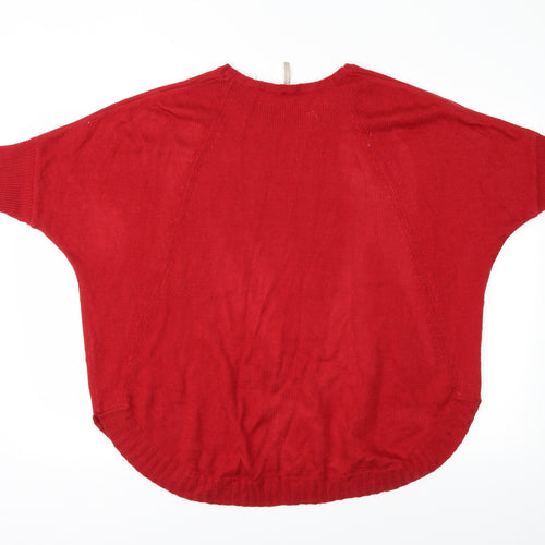 Anthology Womens Red   Pullover Jumper Size 12