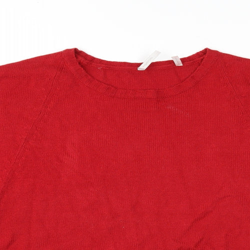 Anthology Womens Red   Pullover Jumper Size 12