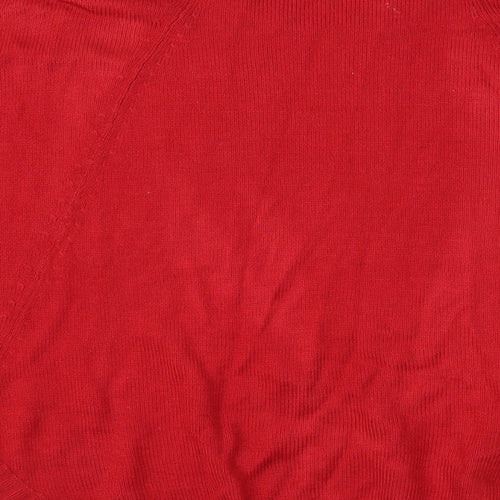 Anthology Womens Red   Pullover Jumper Size 12