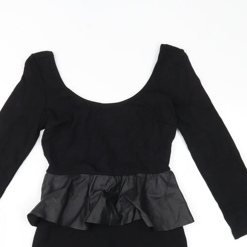 Zara Womens Black   Pencil Dress  Size S