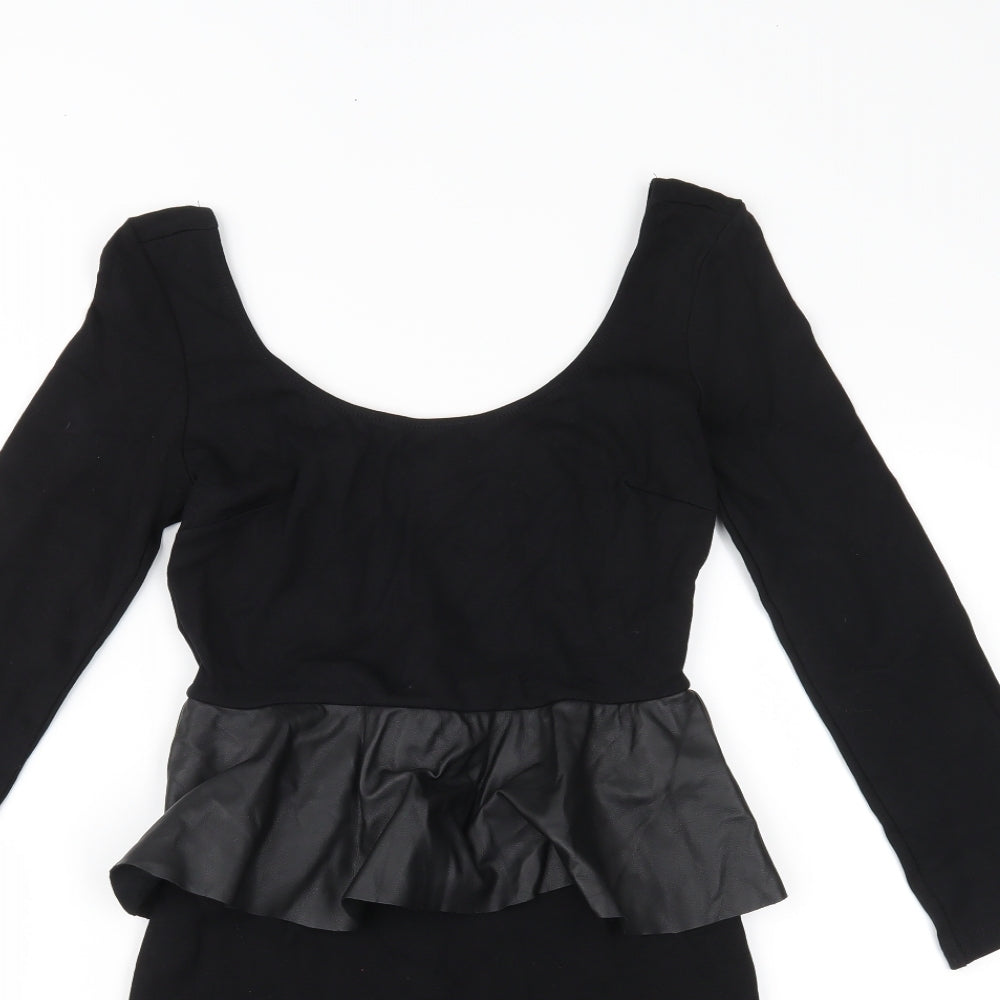 Zara Womens Black   Pencil Dress  Size S