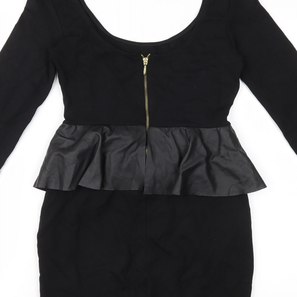 Zara Womens Black   Pencil Dress  Size S