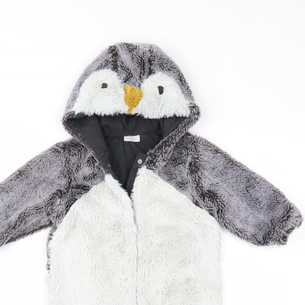 NEXT Baby Grey   Babygrow One-Piece Size 12-18 Months