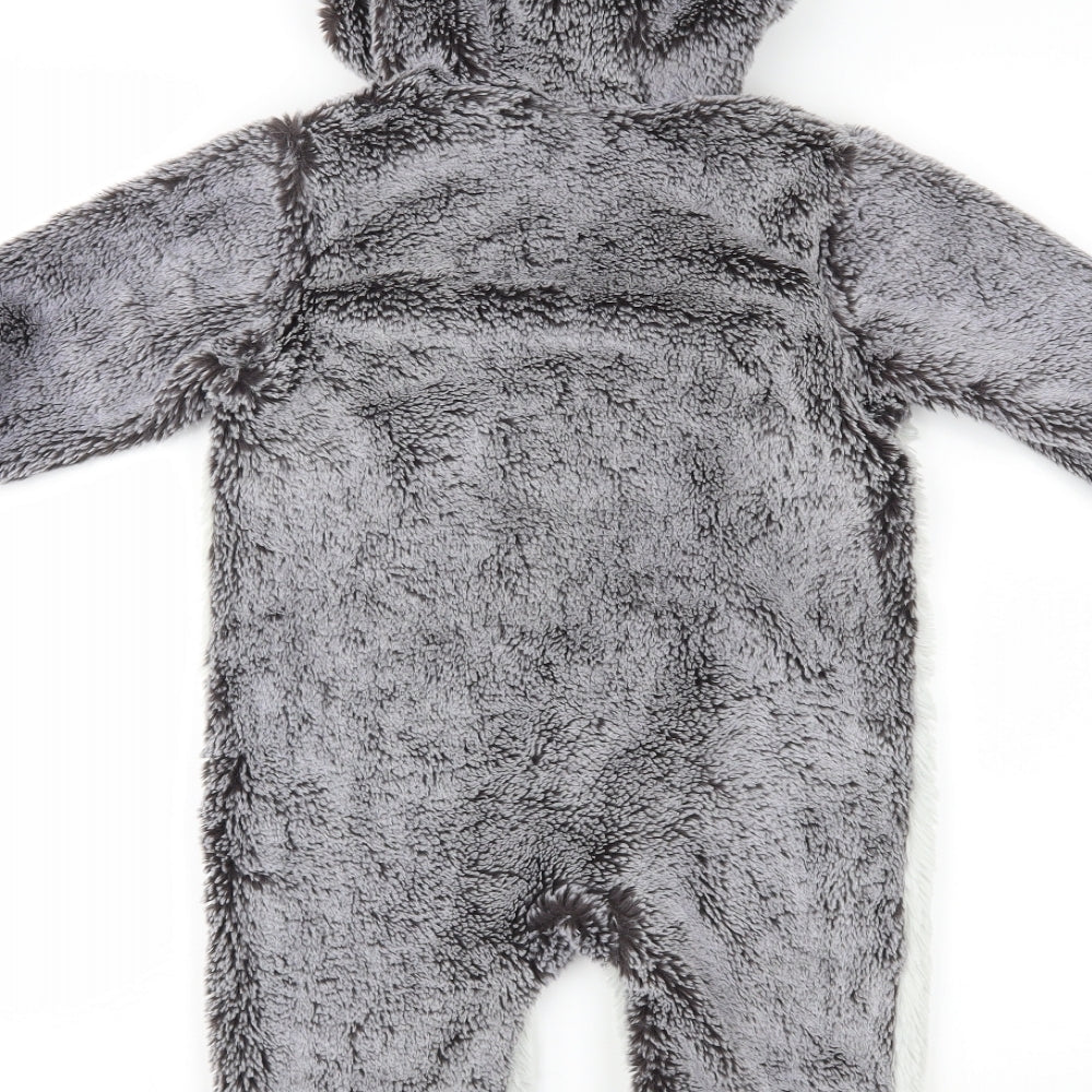 NEXT Baby Grey   Babygrow One-Piece Size 12-18 Months