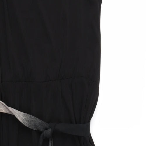 David Emanuel Womens Black   Jumpsuit One-Piece Size 22