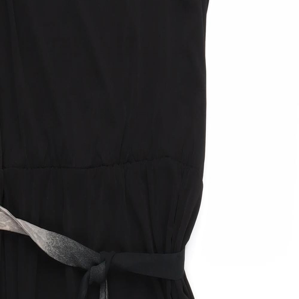 David Emanuel Womens Black   Jumpsuit One-Piece Size 22