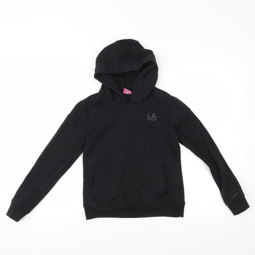 LA Gear Girls Black   Pullover Hoodie Size 7-8 Years