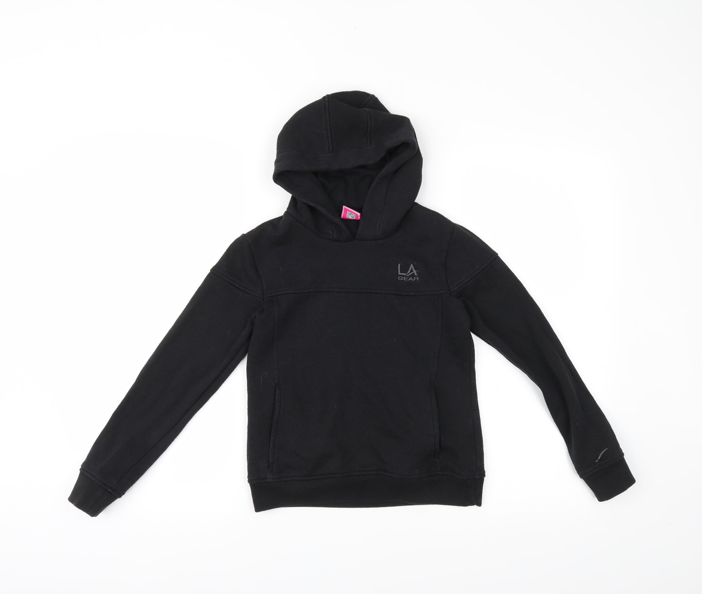 LA Gear Girls Black   Pullover Hoodie Size 7-8 Years