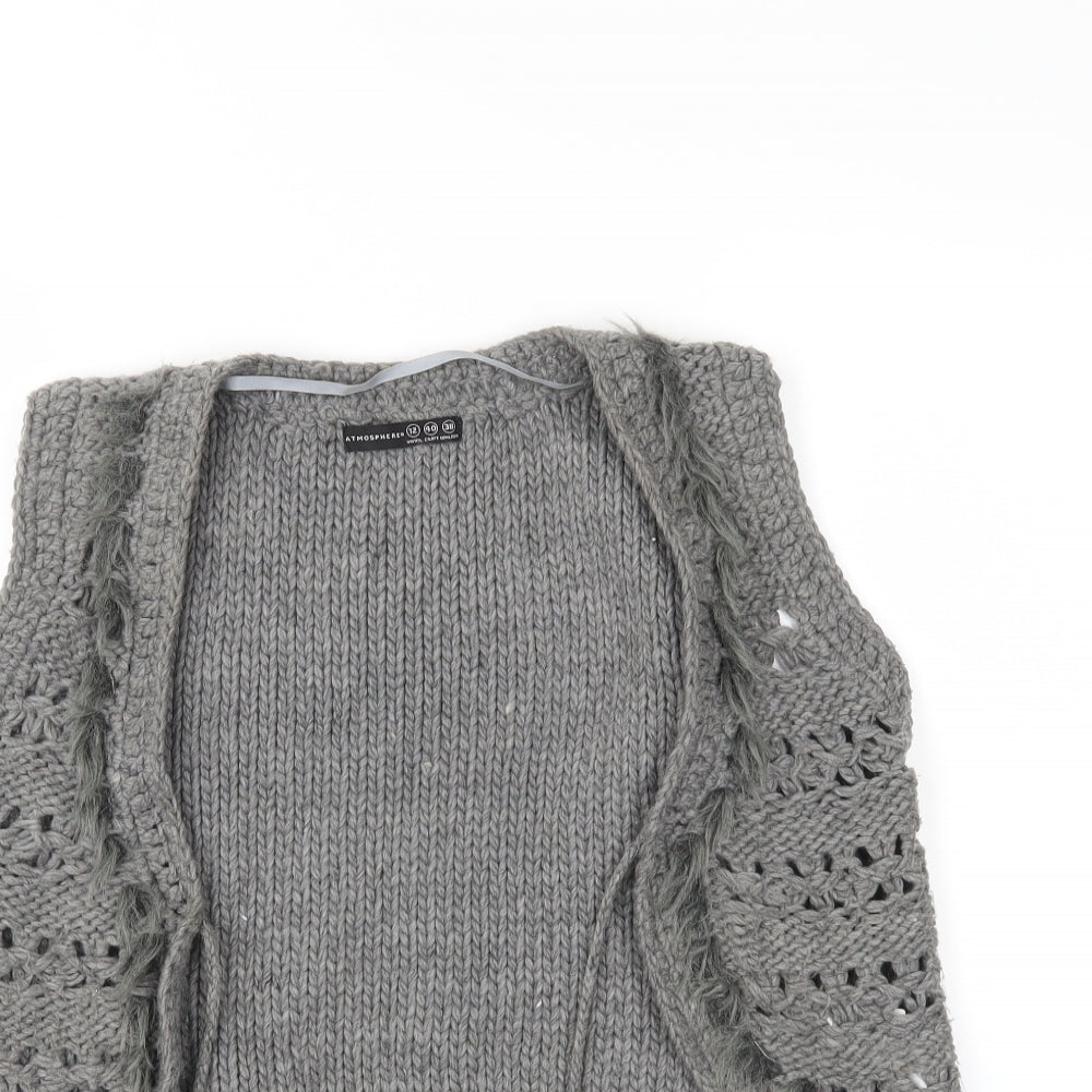 Atmosphere Womens Grey   Cardigan Jumper Size 12