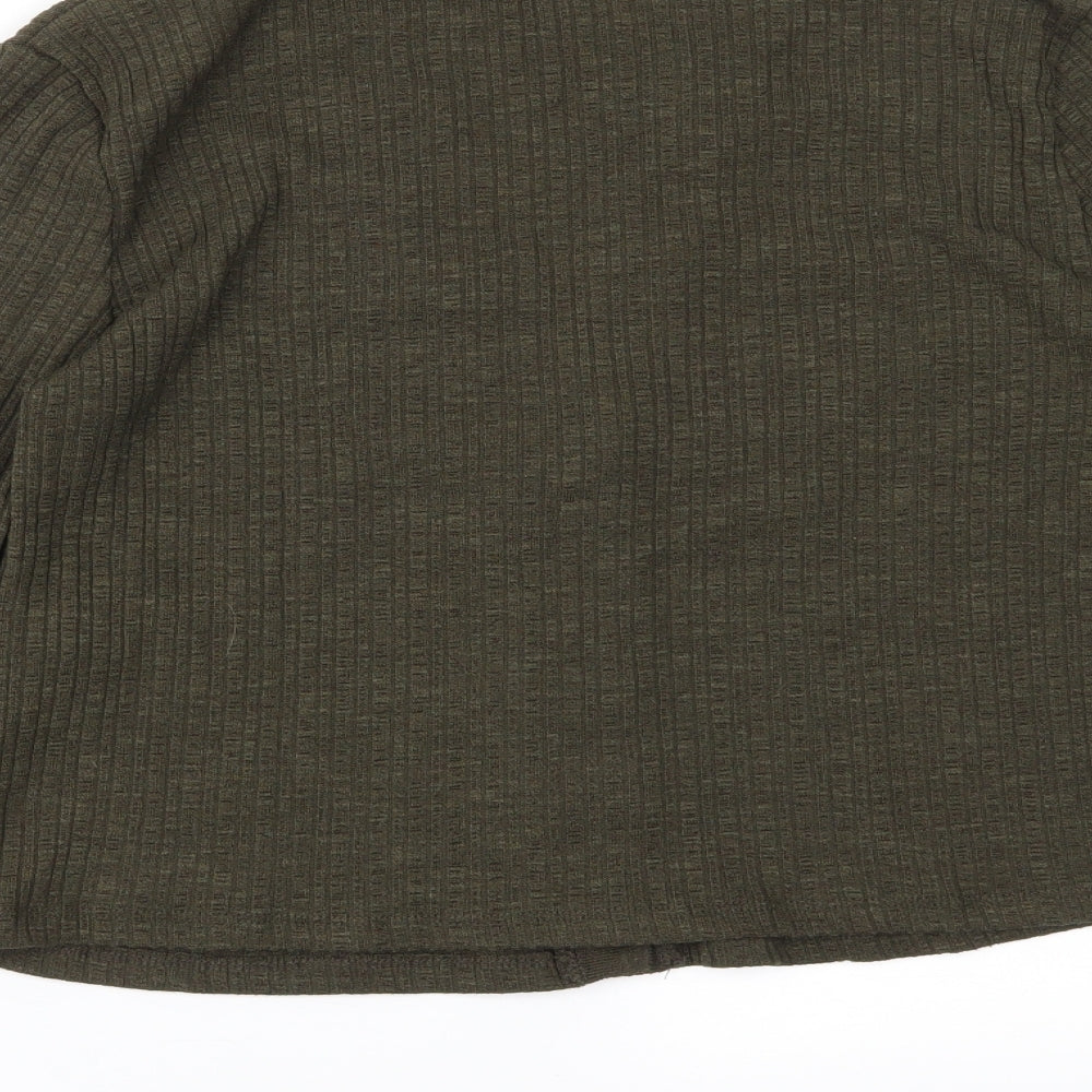 Preworn Womens Green   Cardigan Jumper Size L
