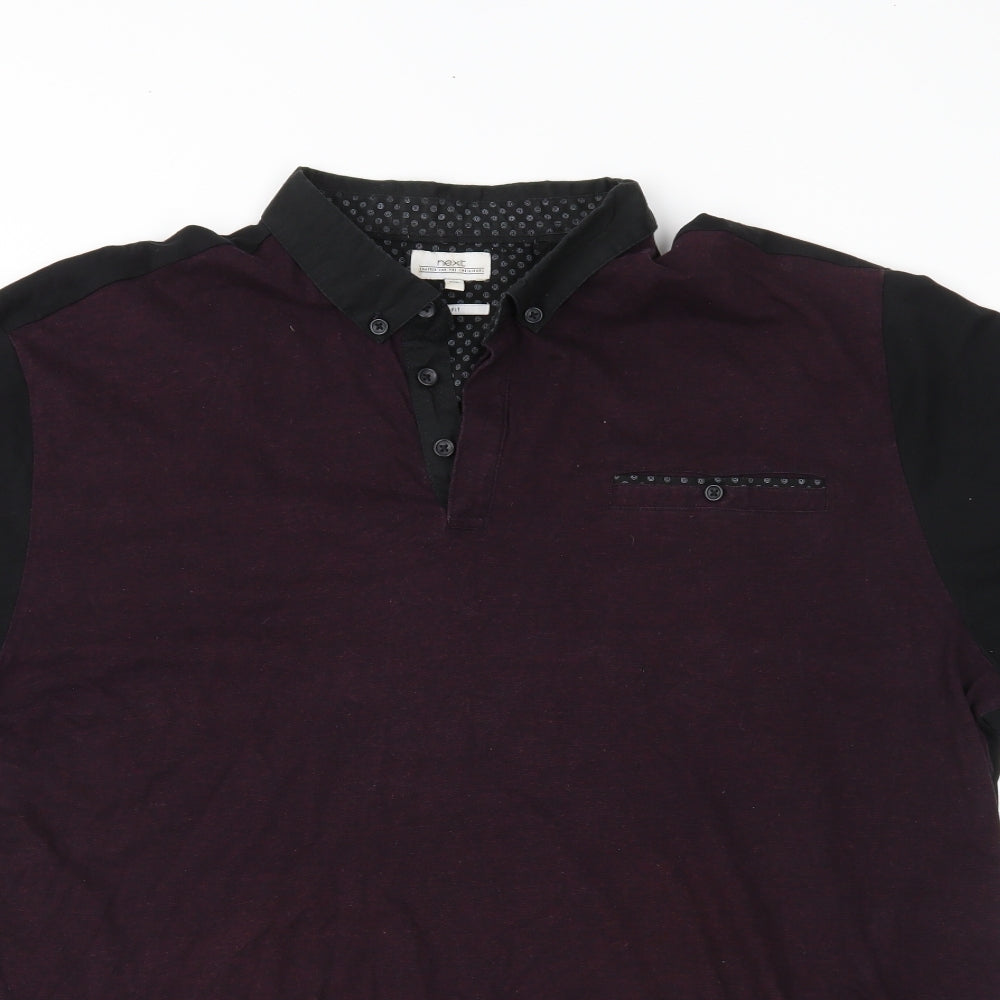 NEXT Mens Purple    T-Shirt Size 3XL