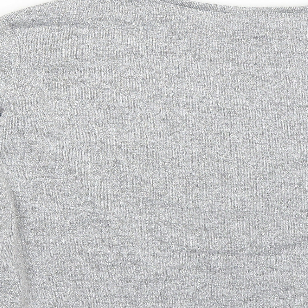 Matalan Girls Grey   Pullover Jumper Size 11 Years