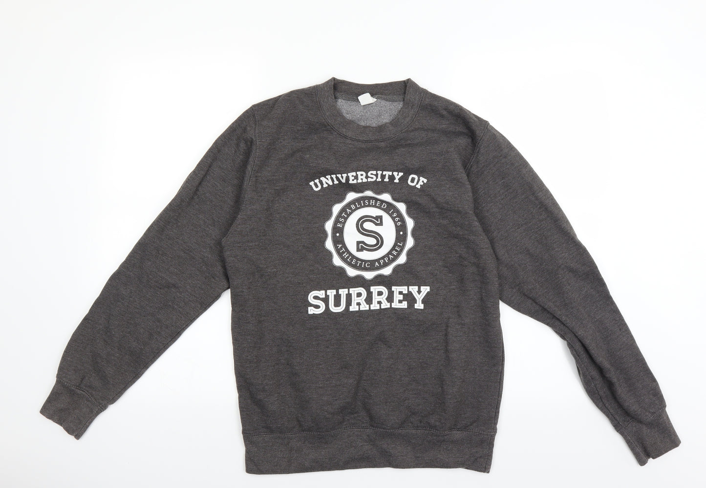 Awdis Mens Grey   Pullover Sweatshirt Size S  - UNIVERSITY OF SURREY