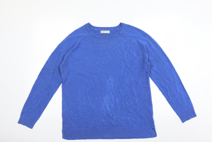 Matalan Womens Blue Pullover Jumper Size 14