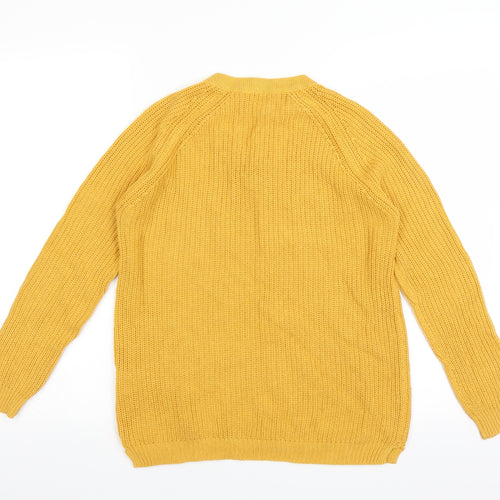 Select Womens Yellow   Pullover Jumper Size 10