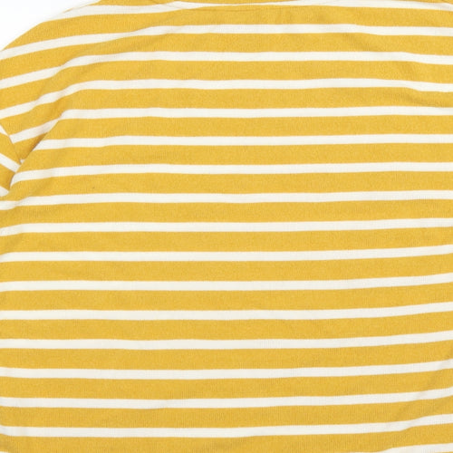 George Womens Yellow Striped  Pullover Jumper Size S  - beeautiful