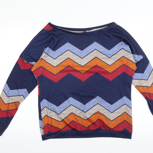 Preworn Womens Blue   Pullover Sweatshirt Size S