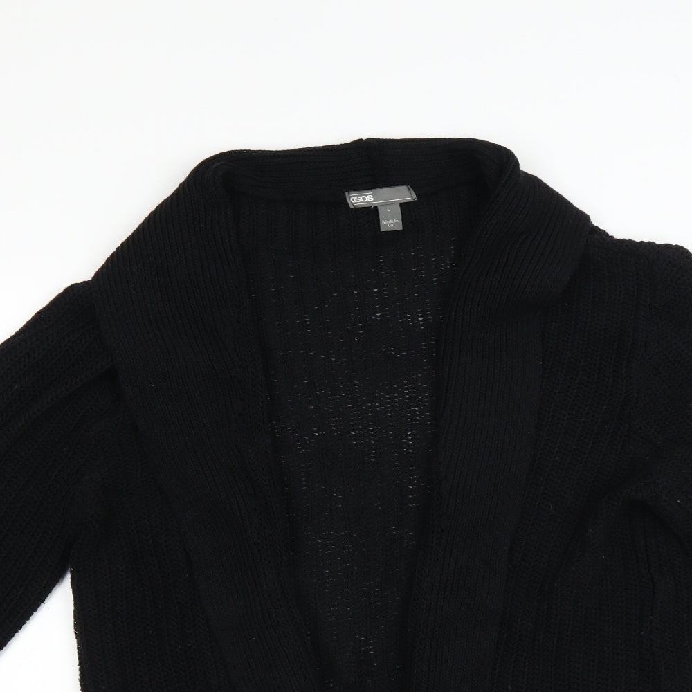 ASOS Womens Black   Cardigan Jumper Size L