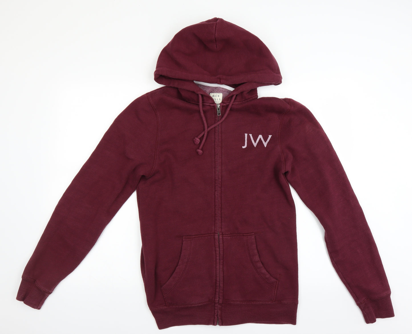 Jack Wills Mens Purple   Full Zip Hoodie Size XS
