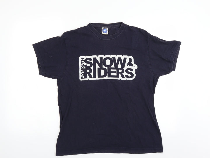 Starworld Mens Blue    T-Shirt Size M  - snow riders