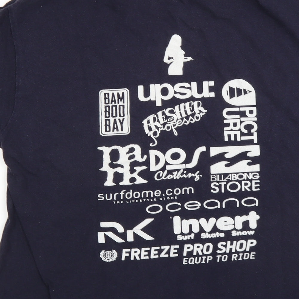 Starworld Mens Blue    T-Shirt Size M  - snow riders
