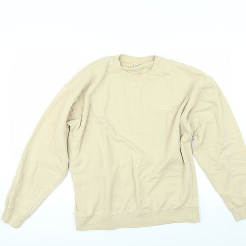 SHOCK Womens Beige   Pullover Hoodie Size L
