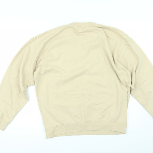 SHOCK Womens Beige   Pullover Hoodie Size L