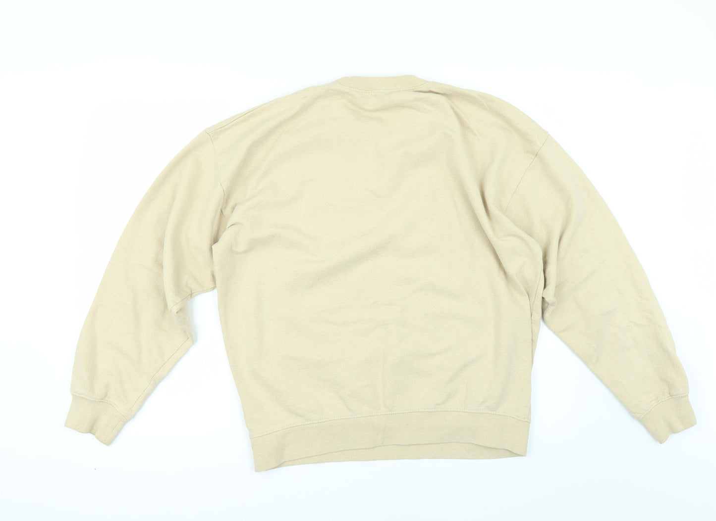 SHOCK Womens Beige   Pullover Hoodie Size L