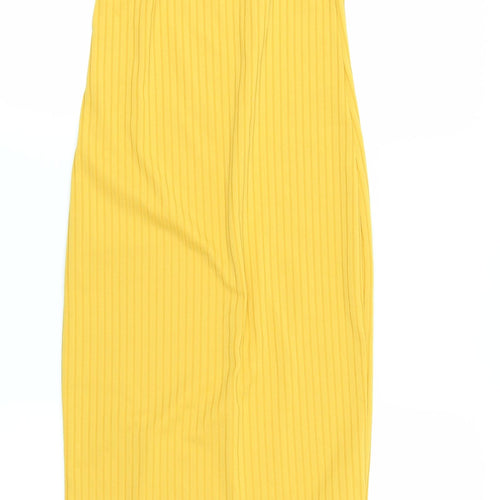 I SAW IT FIRST Womens Yellow   Pencil Dress  Size 6