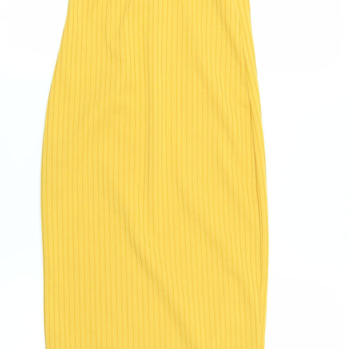 I SAW IT FIRST Womens Yellow   Pencil Dress  Size 6