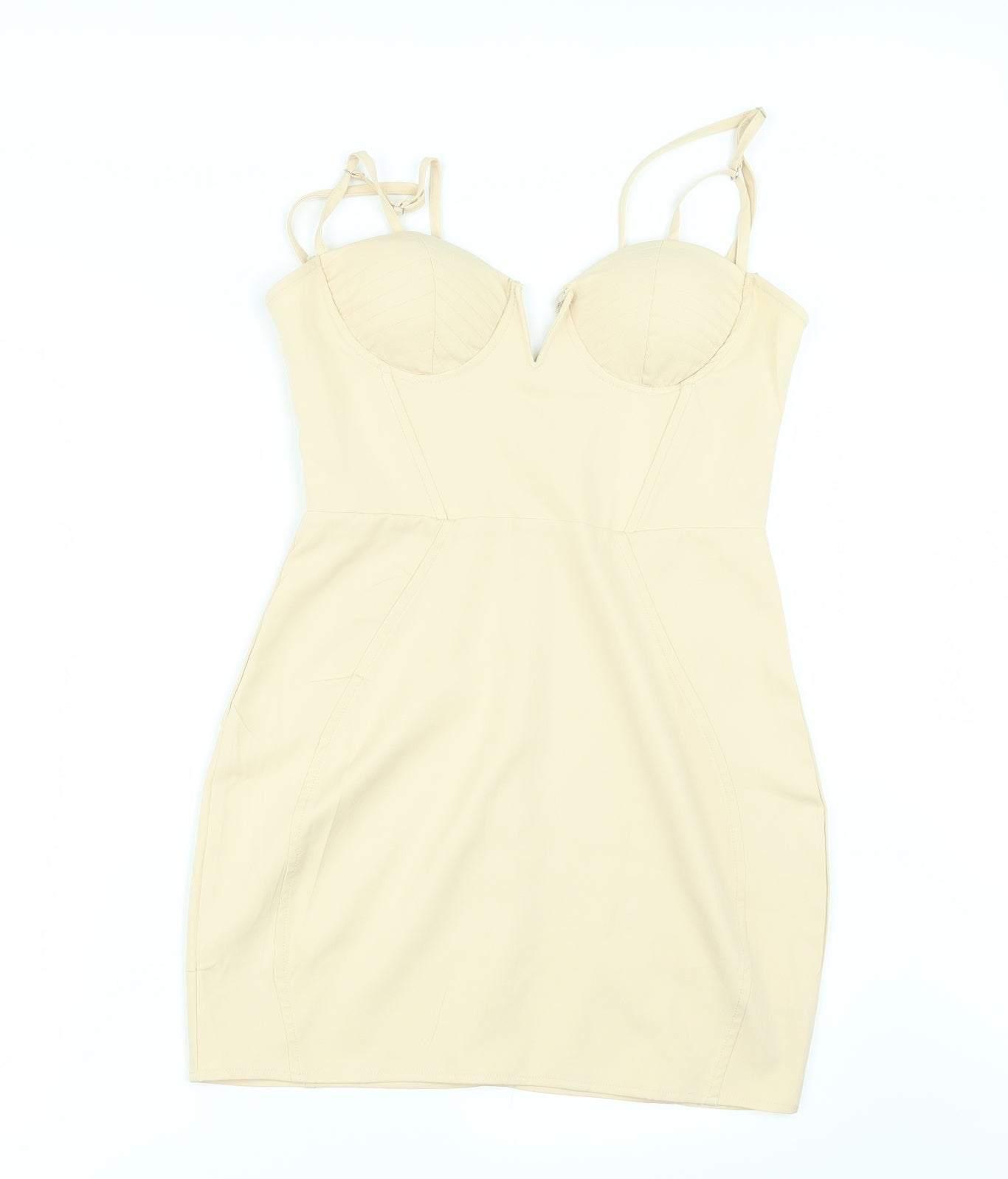 Misspap Womens Ivory   Bodycon  Size 8