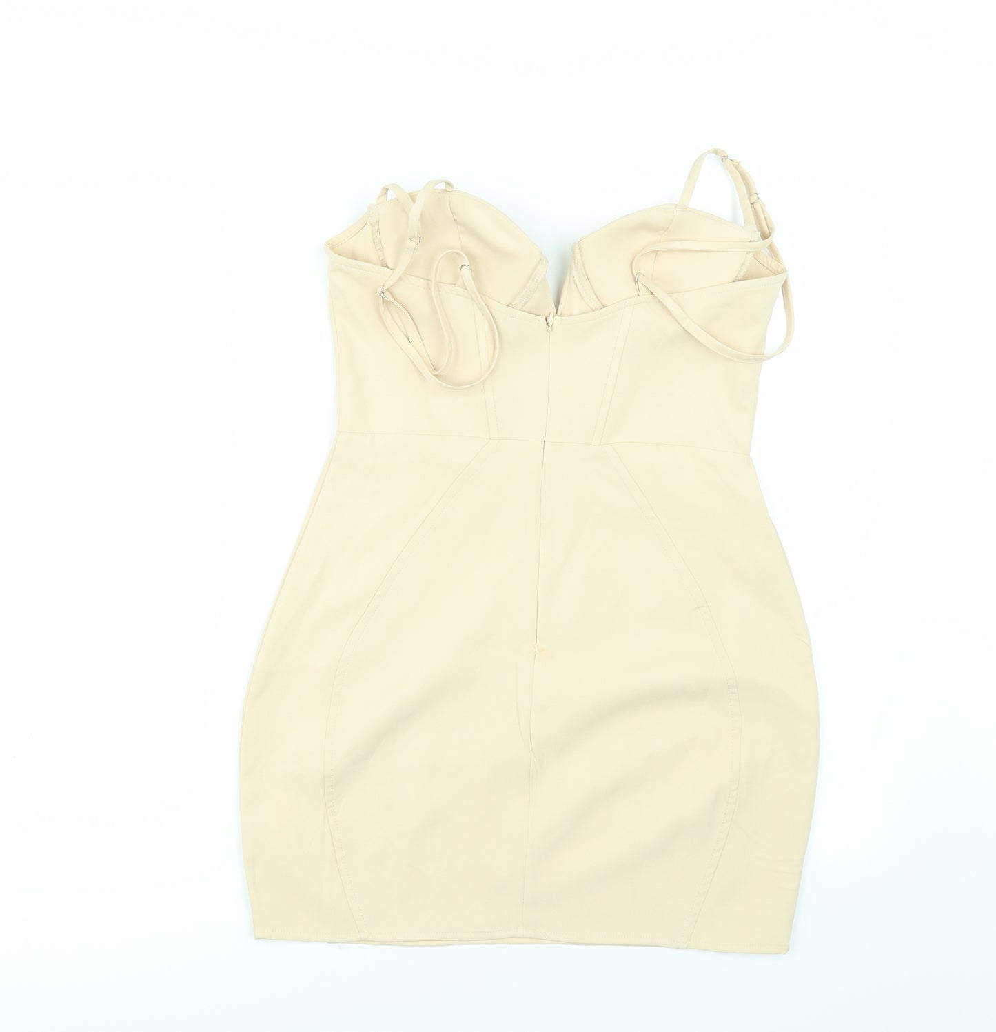 Misspap Womens Ivory   Bodycon  Size 8