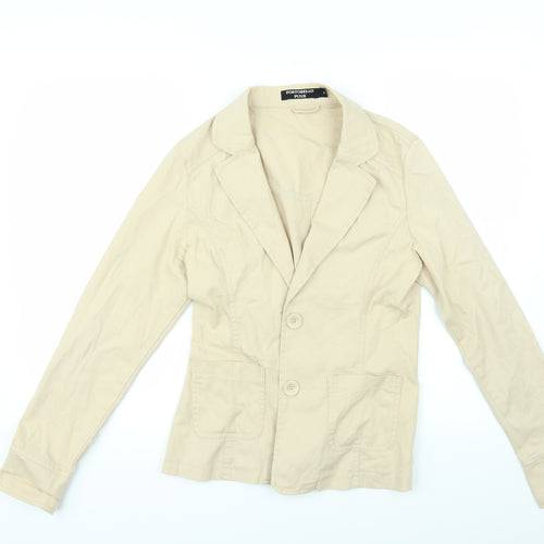 Portobello punk Womens Beige   Jacket  Size 12
