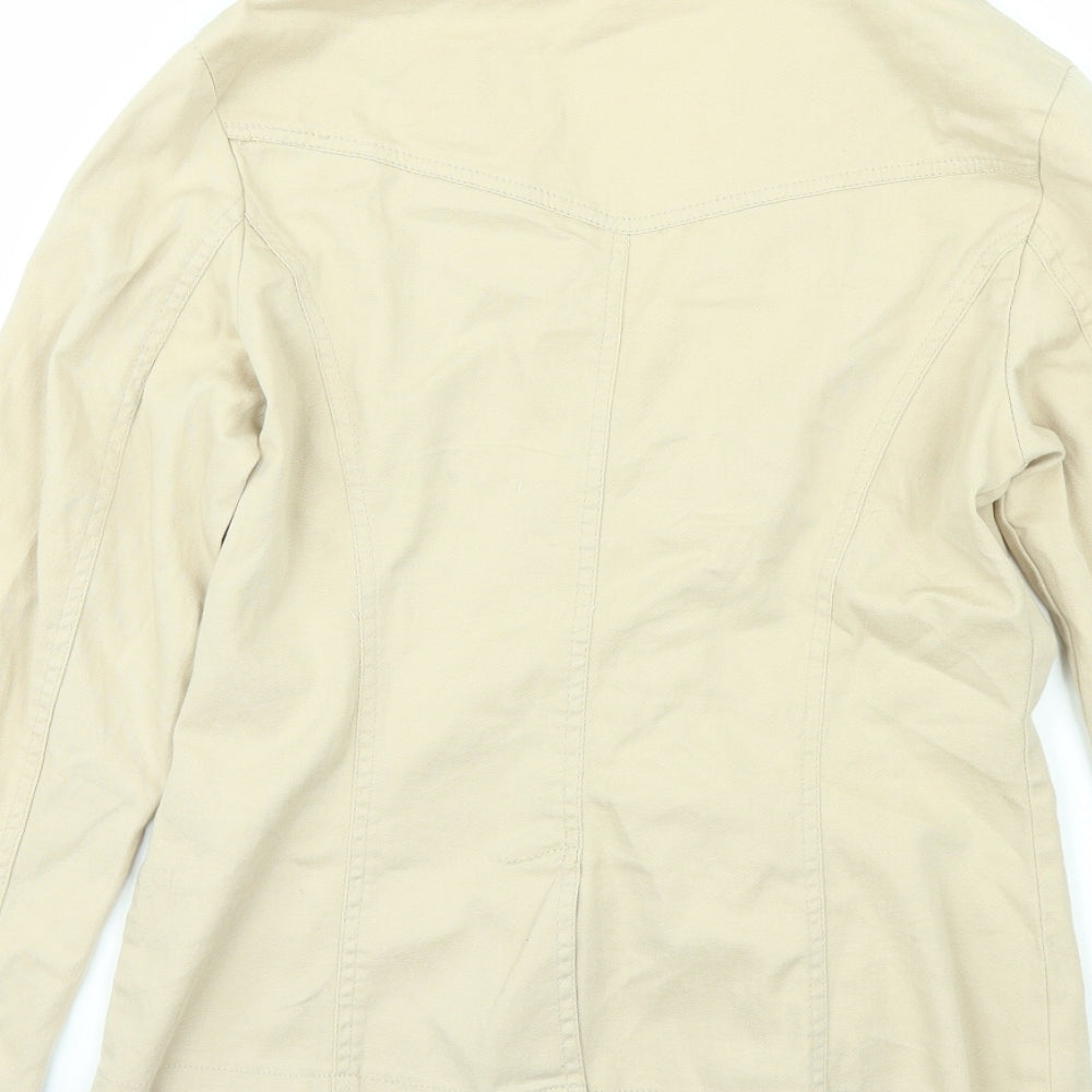 Portobello punk Womens Beige   Jacket  Size 12