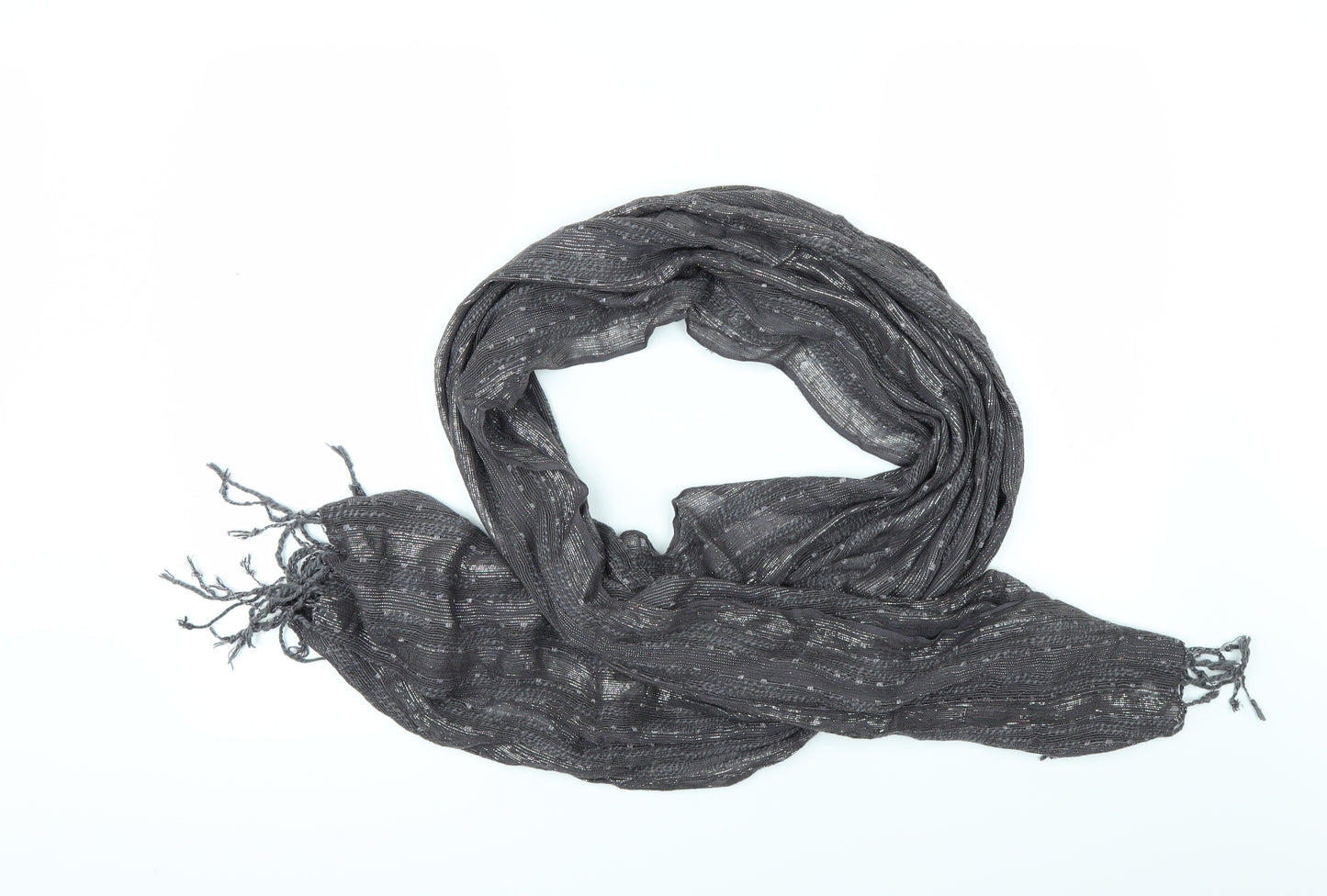 Preworn Womens Grey    Scarf