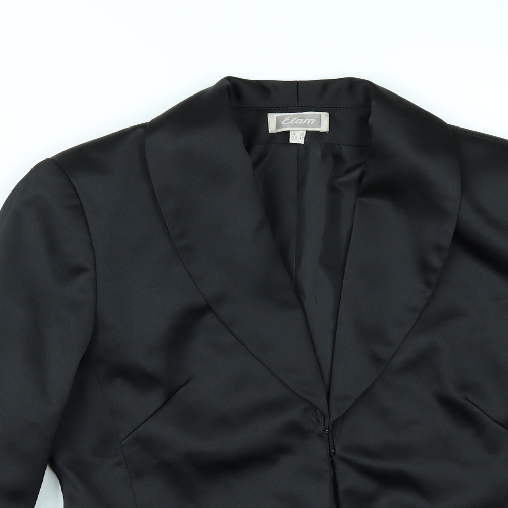 Etam Womens Black   Jacket  Size 12