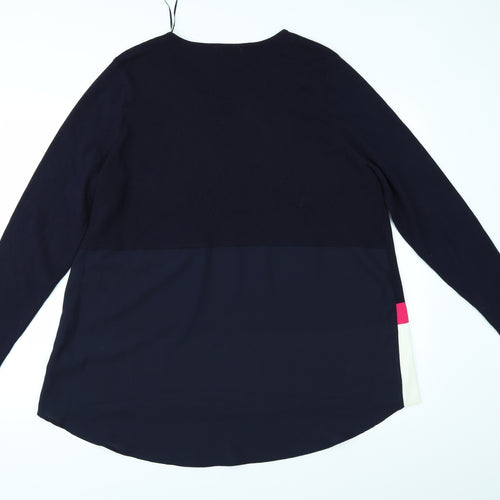 TU Womens Blue Striped  Pullover Jumper Size 22