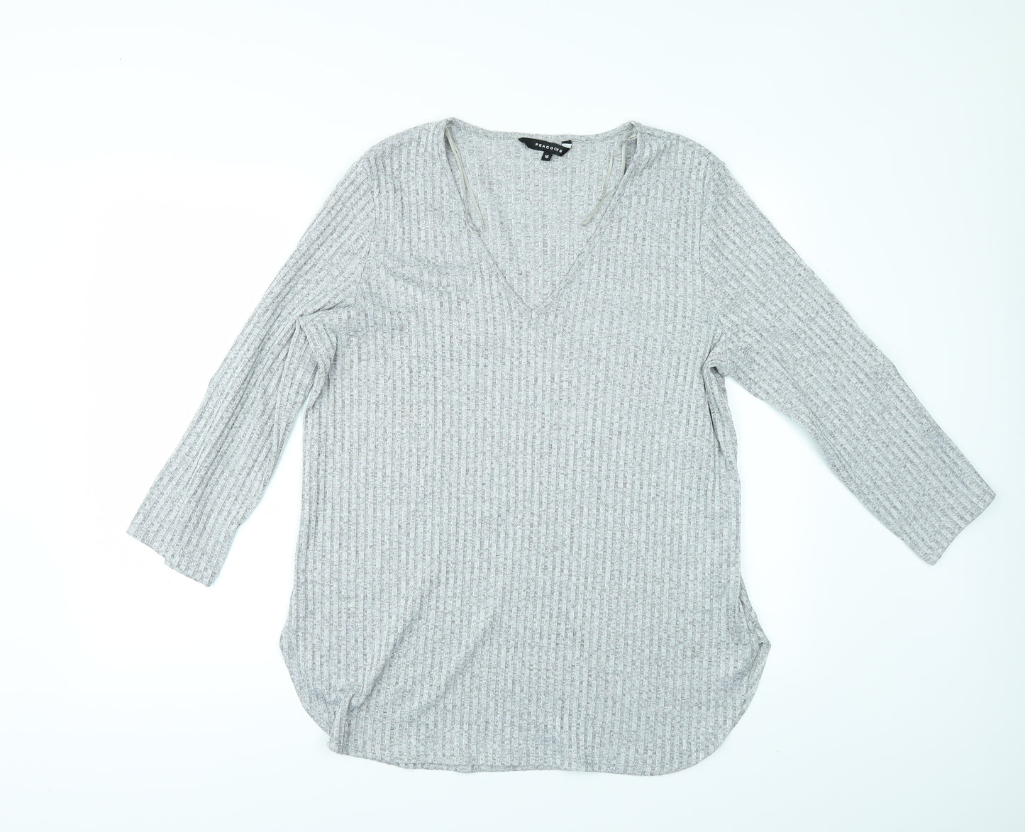 Peacocks Womens Grey   Pullover Jumper Size 16