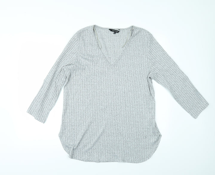 Peacocks Womens Grey   Pullover Jumper Size 16