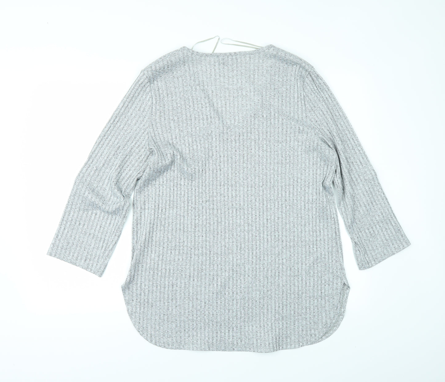 Peacocks Womens Grey   Pullover Jumper Size 16
