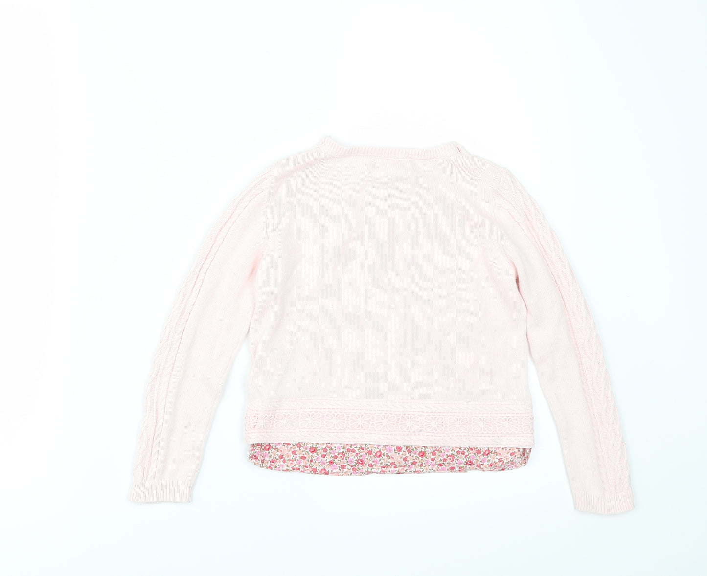 Lulu Rain Girls Pink   Pullover Jumper Size 3-4 Years