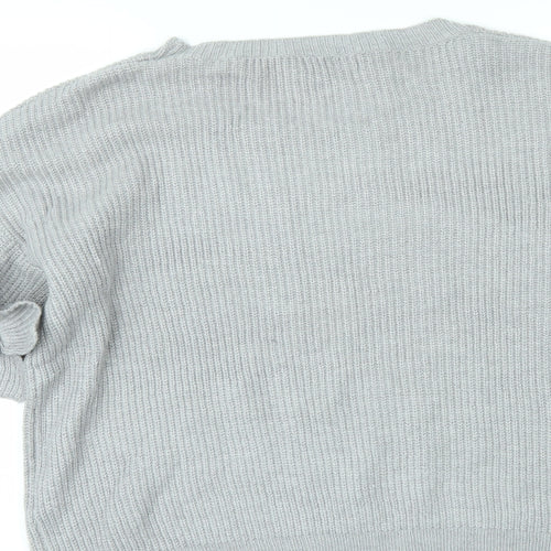 Wild flower Womens Grey   Pullover Jumper Size L  - Sleeve detail