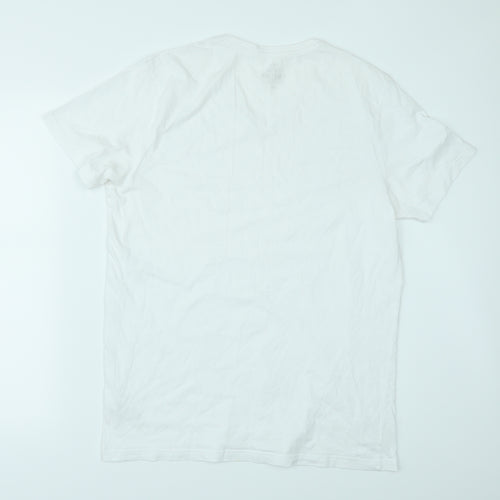 NEXT Mens White    T-Shirt Size L