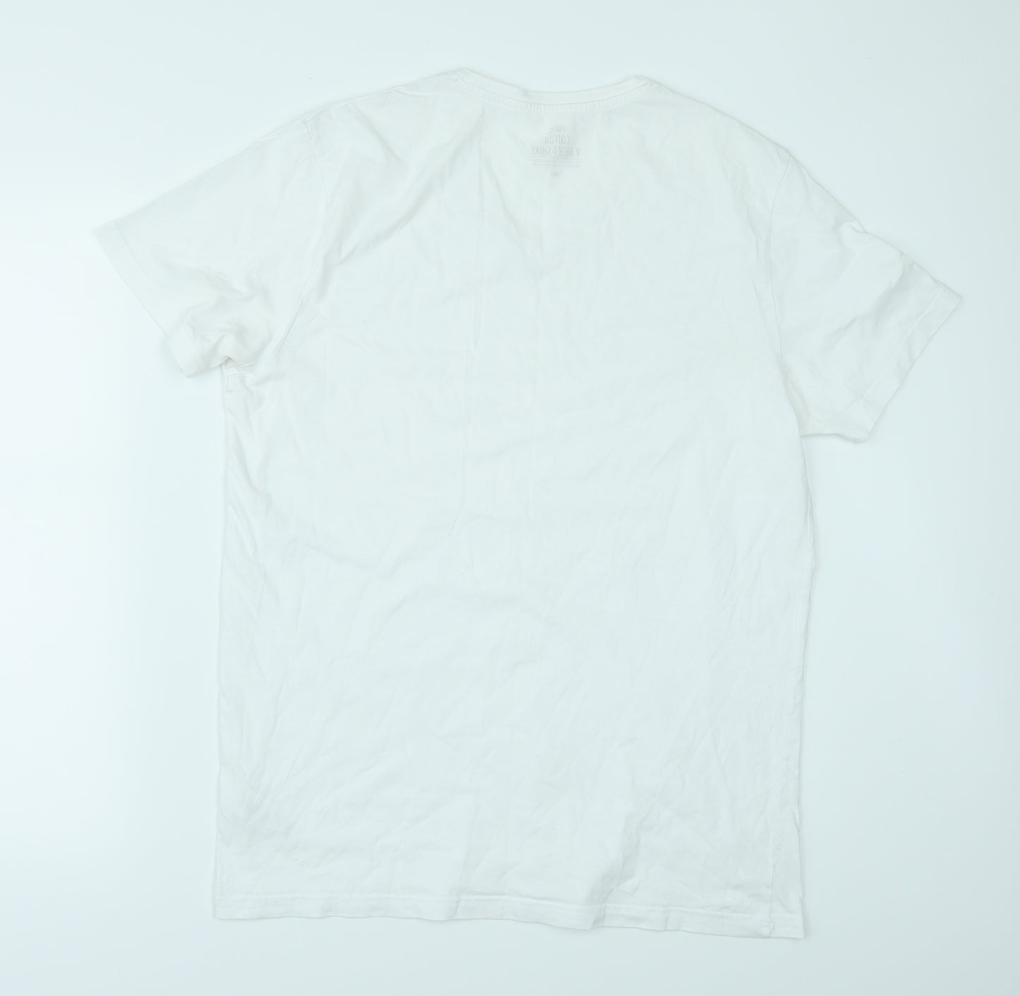NEXT Mens White    T-Shirt Size L