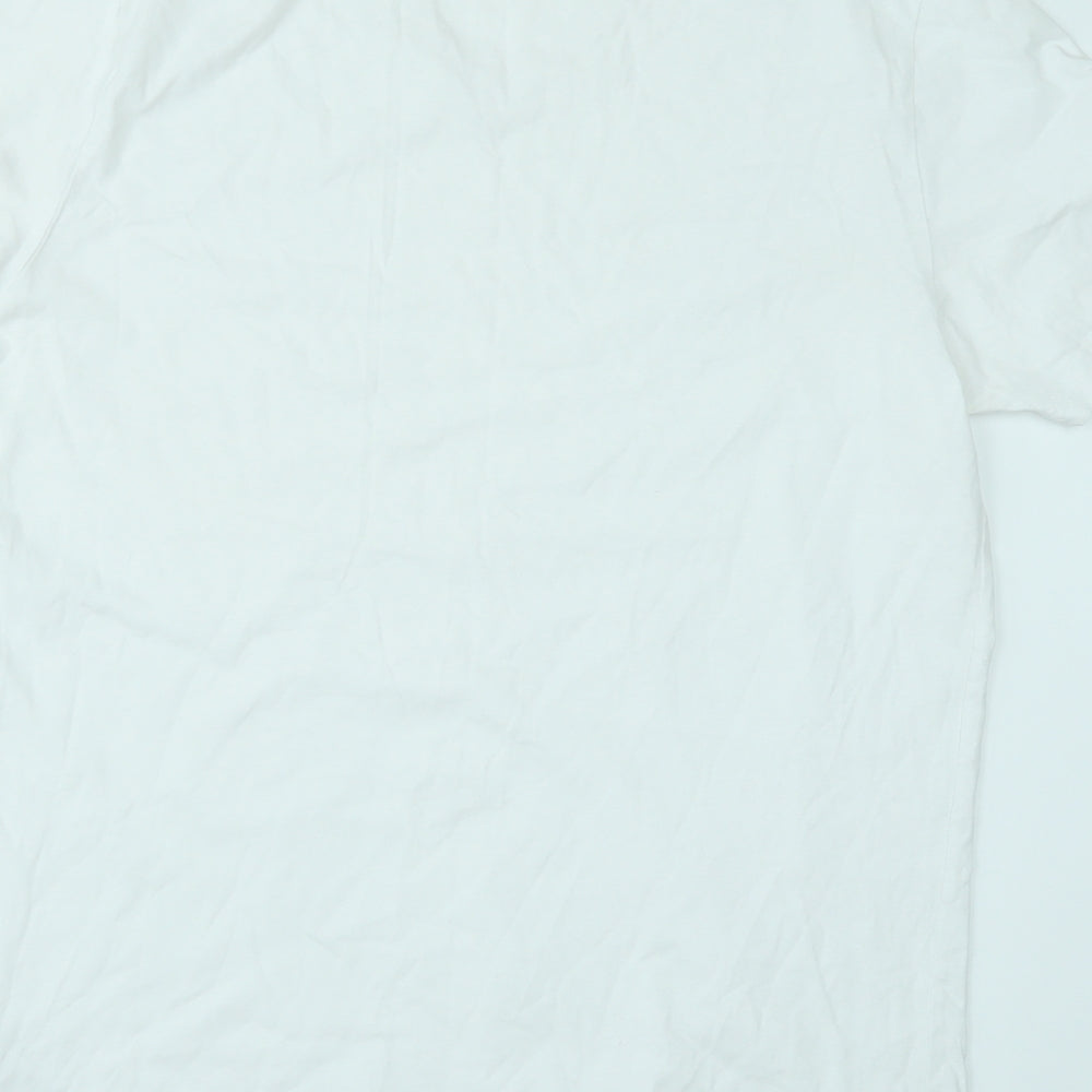 NEXT Mens White    T-Shirt Size L