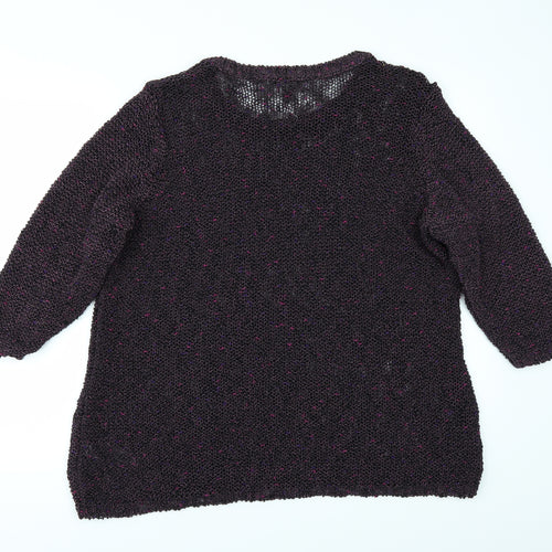 Per Una Womens Red   Pullover Jumper Size 18