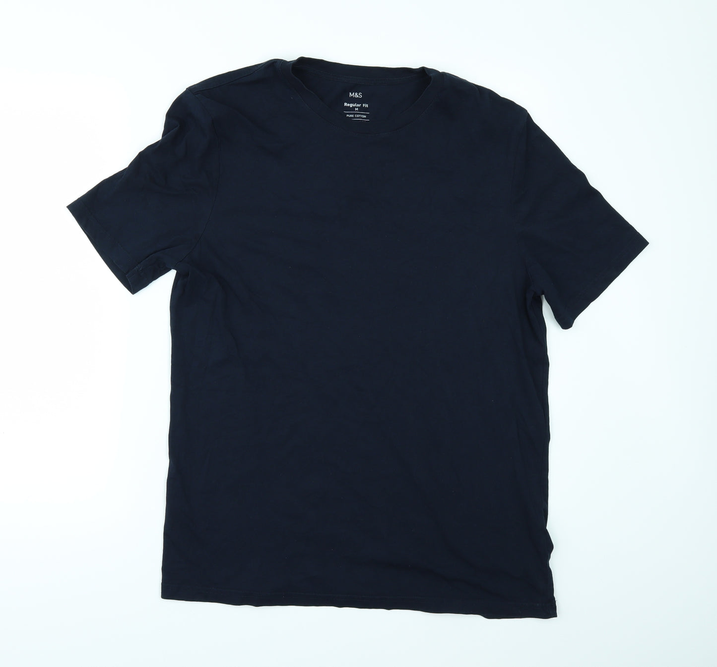 Marks and Spencer Mens Blue    T-Shirt Size M
